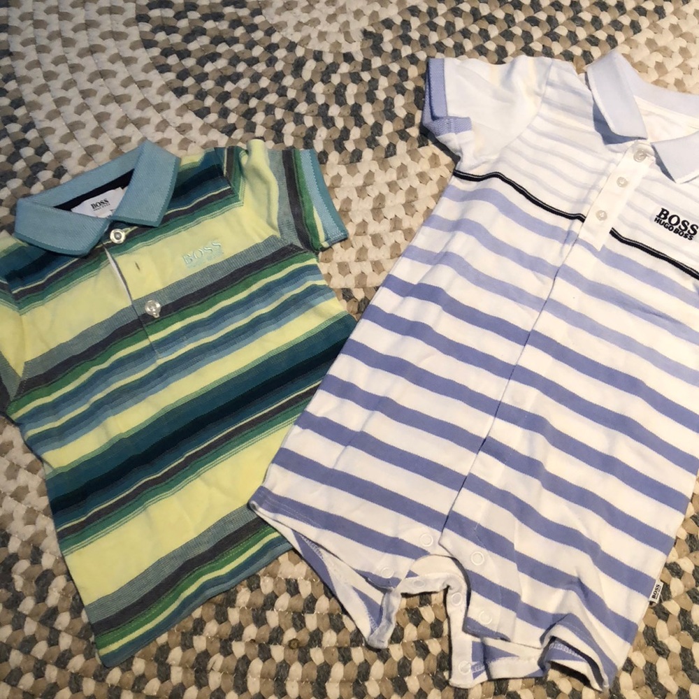 Hugo boss polo and romper polo boys